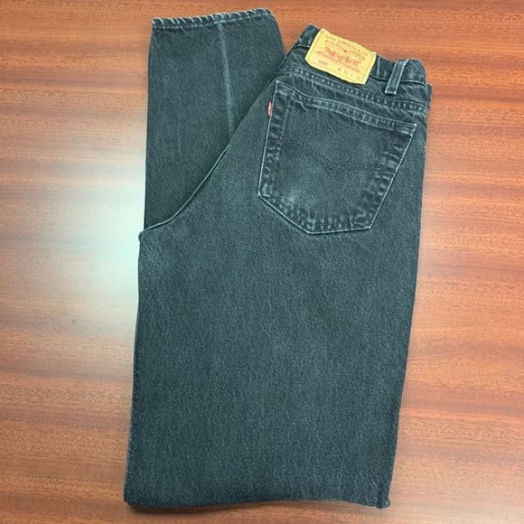 Men's Vintage Black 550 Relaxed Fit Tapered Leg